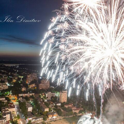 Празнична заря в Козлодуй